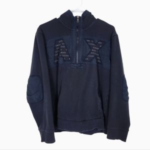 Armani Exchange - Black Zip up Hoodie Size: Large